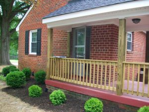 Front Porch Railing For Stair with regard to measurements 1024 X 768