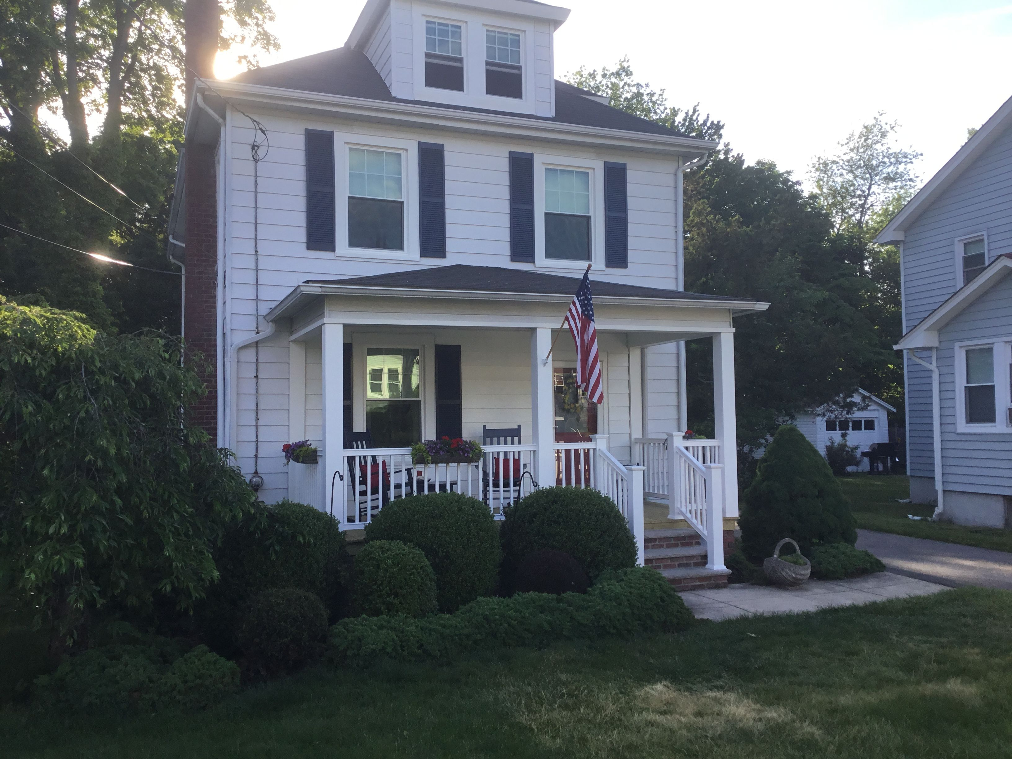 Front Porch Remodel Morris Plains Our Team Transformed This Closed pertaining to size 3264 X 2448