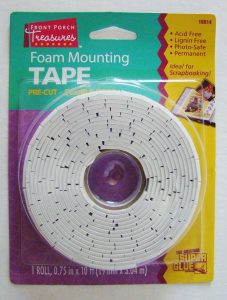 Front Porch Treasures Foam Mounting Tape Double Sided 1 Roll 075 In with proportions 1032 X 1362