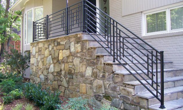 Great Porch Stair Railing Stairs Decoration Install An Oak Porch throughout measurements 1280 X 960