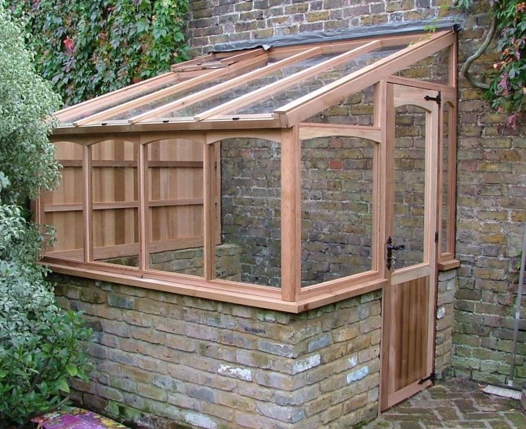 Greenhouses Woodpecker Joinery 8ft X 6ft Lean To Greenhouse in proportions 1039 X 848
