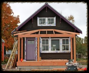 Hip Roof Porch With House Plans Karenefoley Porch And Chimney Ever throughout measurements 1023 X 838