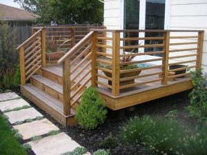 Horizontal Deck Railing Horizontal Deck Railing Ideas Cedar Mdash with regard to size 1369 X 1025