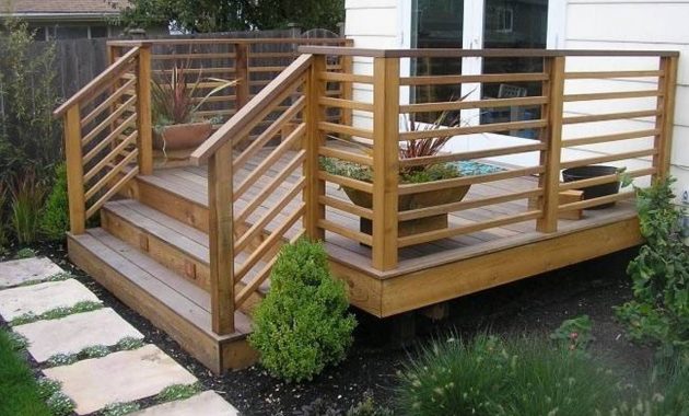 Horizontal Deck Railing Horizontal Deck Railing Ideas Cedar Mdash with regard to size 1369 X 1025