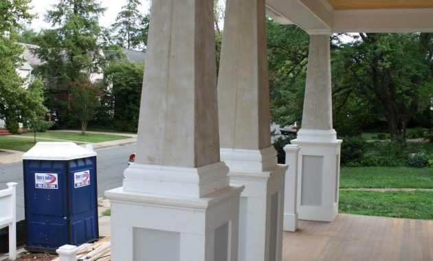 I Like The Wooden Painted Bases On Porch Support Posts Ideas For intended for sizing 1067 X 1600