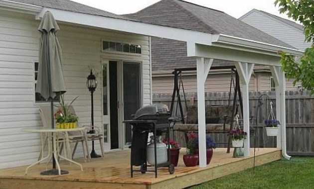 Ideas For Covered Back Porch On Single Story Ranch House Style And pertaining to measurements 1280 X 960