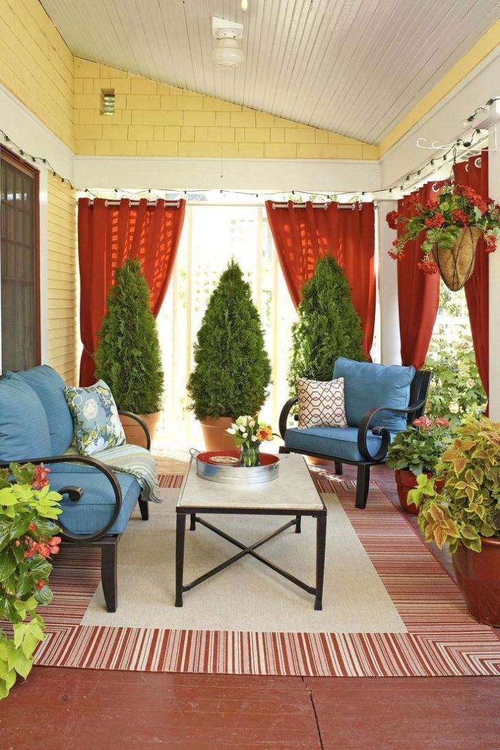 Love The Outdoor Curtain Idea For Privacy I Will Have To Search intended for size 728 X 1092