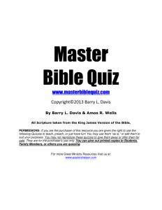 Master Bible Quiz Pdf regarding sizing 791 X 1024