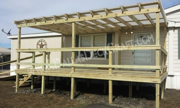 Mobile Home Porches Top 5 Manufactured Home Deck Designs Dallas pertaining to sizing 1024 X 768