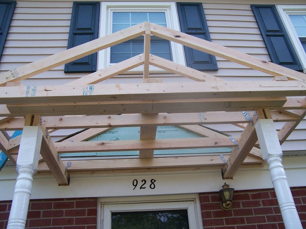 New Porch Roof Construction Karenefoley Porch And Chimney Ever