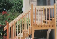 Nice Porch Stair Railing Stairs Decoration Install An Oak Porch inside proportions 1076 X 809