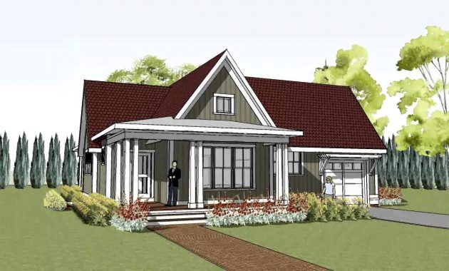 One Story Farmhouse With Wrap Around Porch Plans Simple House with dimensions 1280 X 720