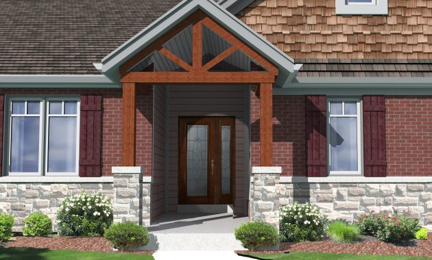 Open Timber Front Porch Lombardo Homes for measurements 3488 X 2927