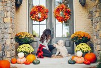 Our Fall Front Porch Decor The Sweetest Thing throughout size 1600 X 1166