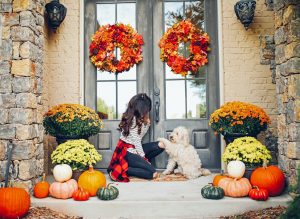 Our Fall Front Porch Decor The Sweetest Thing throughout size 1600 X 1166