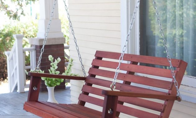 Outdoor Porch Swing Hanging Chair Patio Furniture Bench With Springs inside sizing 1000 X 1000