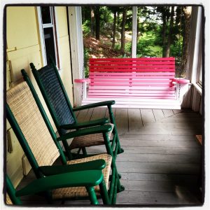 Painted Porch Swing with sizing 2340 X 2340