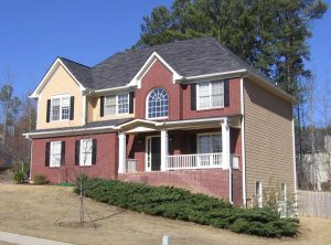 Partial Front Porch On A Traditional Brick Home Designed And Built within dimensions 1415 X 1045