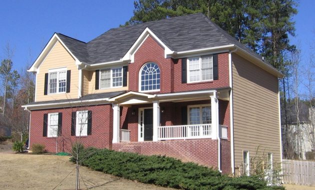 Partial Front Porch On A Traditional Brick Home Designed And Built within dimensions 1415 X 1045