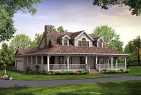 Perfect Story House Plans With Wrap Around Porch One Porches Large pertaining to size 1200 X 912