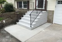 Photo Gallery Precast Concrete Steps And Ironvinyl Railing for dimensions 1024 X 768