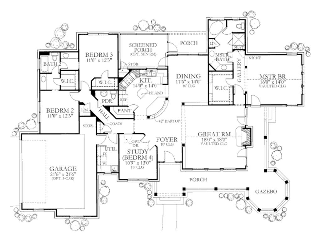 Picture House Plans With Wrap Around Porches 1 Story Cabin Floor throughout measurements 1024 X 768