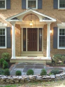 Rock Front Porch Ideas For Small Houses Edoctorradio Designs inside size 768 X 1024