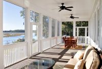 Screen Porch Ceiling Fans In Porches Traditional With Area Rug Fan regarding proportions 990 X 802