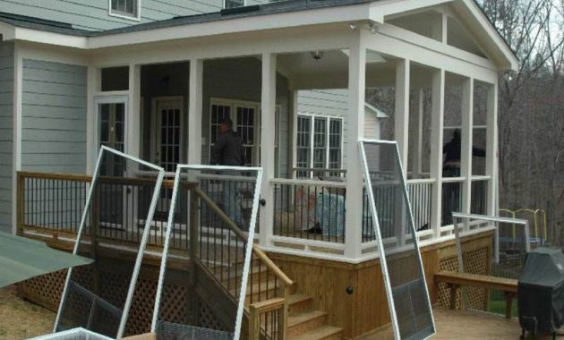 Screened In Porch Ideasadorable Screen Porch Plans Do It Yourself inside size 1024 X 768