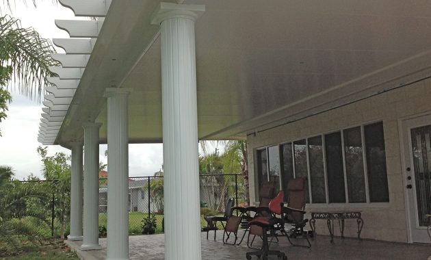 Screened Patio And Pool With Insulated Roof Pergola Style Patio within size 1990 X 1936