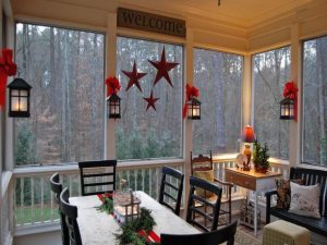 Screened Porch Decorating Ideas Nice Enclosed Porch Decorating within sizing 1024 X 768