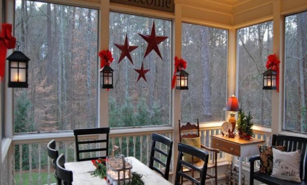 Screened Porch Decorating Ideas Nice Enclosed Porch Decorating within sizing 1024 X 768