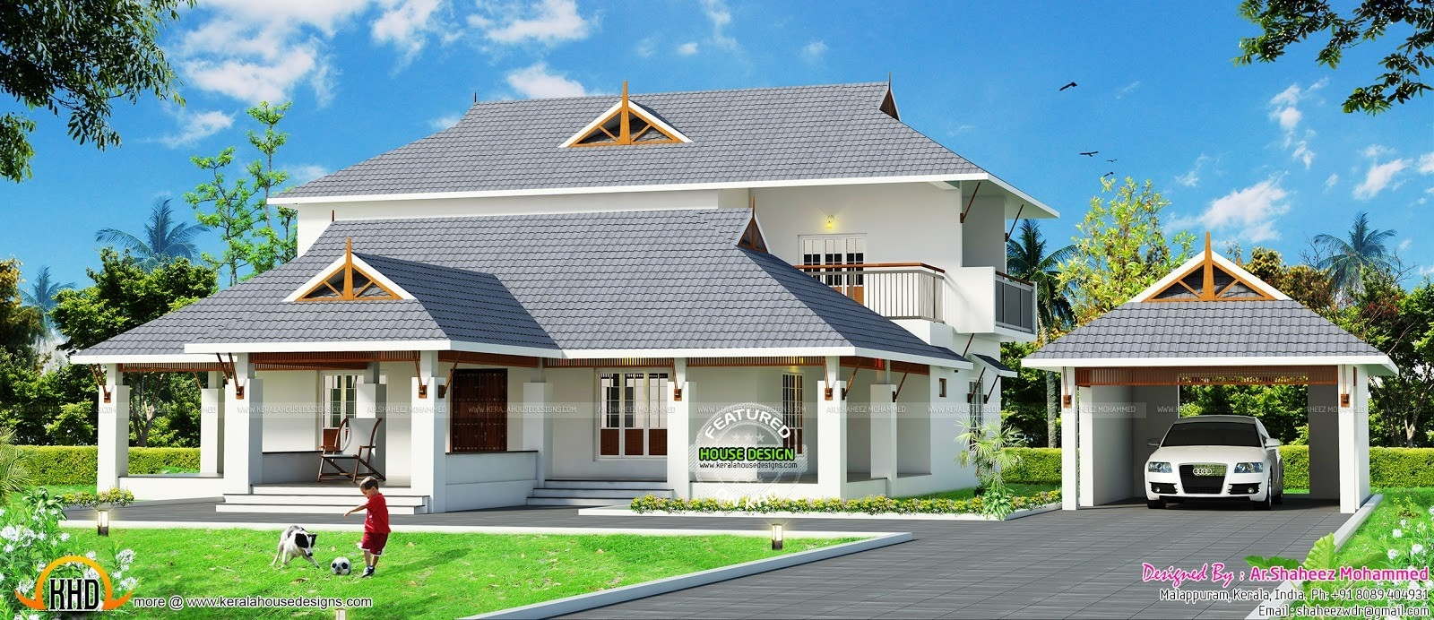 Separate Car Porch Design In Kerala Gallery Of Porch Pool Deck for proportions 1600 X 692