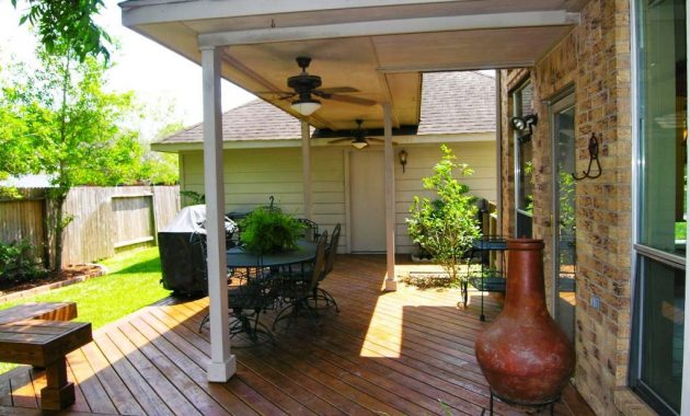 Simple Covered Back Porch Ideas Bistrodre Porch And Landscape intended for measurements 1024 X 768