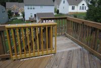 Sliding Deck Gate Sliding On Wheels Diy Wooden Deck Gate Looks in proportions 1600 X 1200