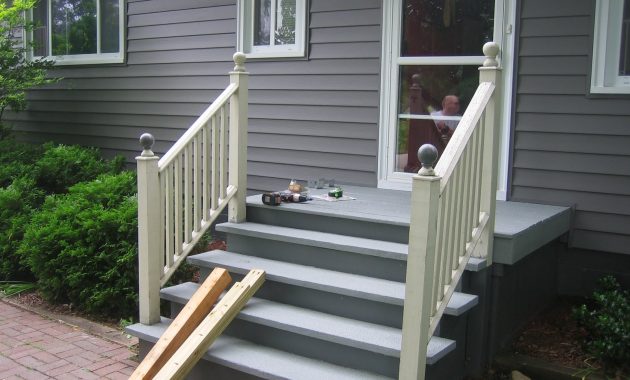 Small Porch Railing Idea Small Front Porch Railing Front Porch intended for sizing 1600 X 1200