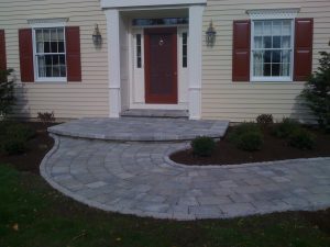 Stone Front Porch And Turning Walkway Landscape Authority for measurements 1600 X 1200