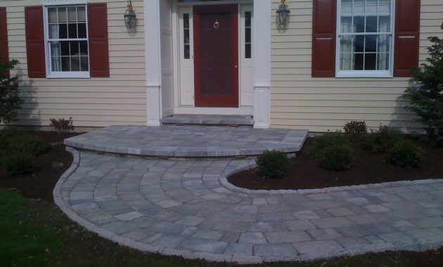 Stone Front Porch And Turning Walkway Landscape Authority for measurements 1600 X 1200