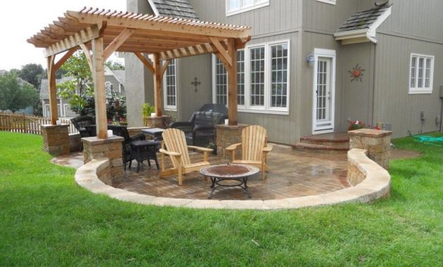 Sweet Schemes For Backyard Patio Ideas Traditional Seating And within size 1024 X 768