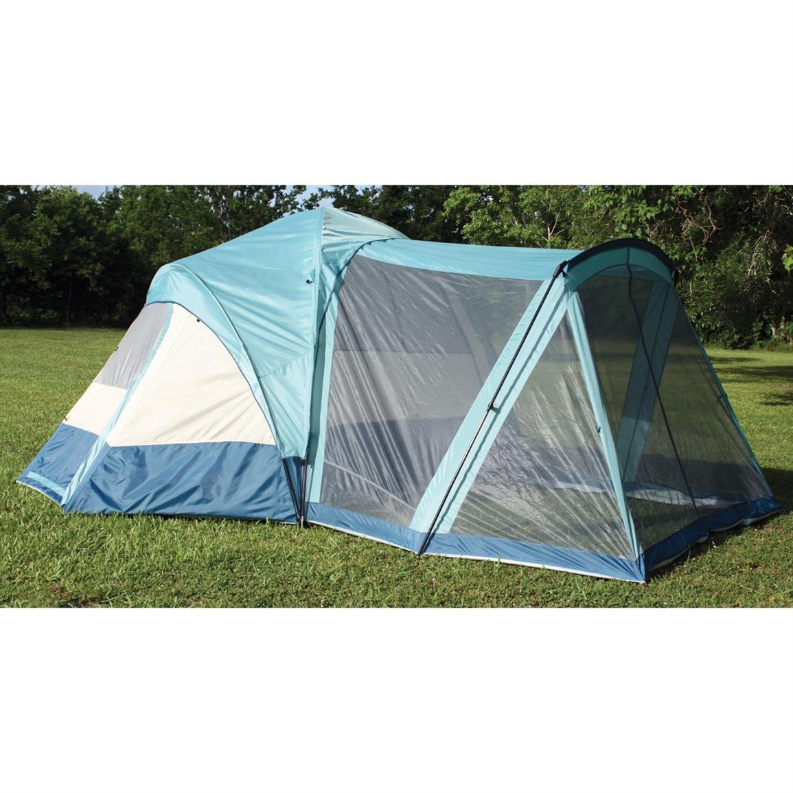 Texsport Meadow Breeze Screen Porch 8 Person Tent 204746 Cabin intended for sizing 1155 X 1155