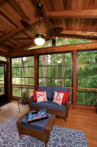 Three Season Porch With Eze Breeze Windows Closed With in sizing 2848 X 4288