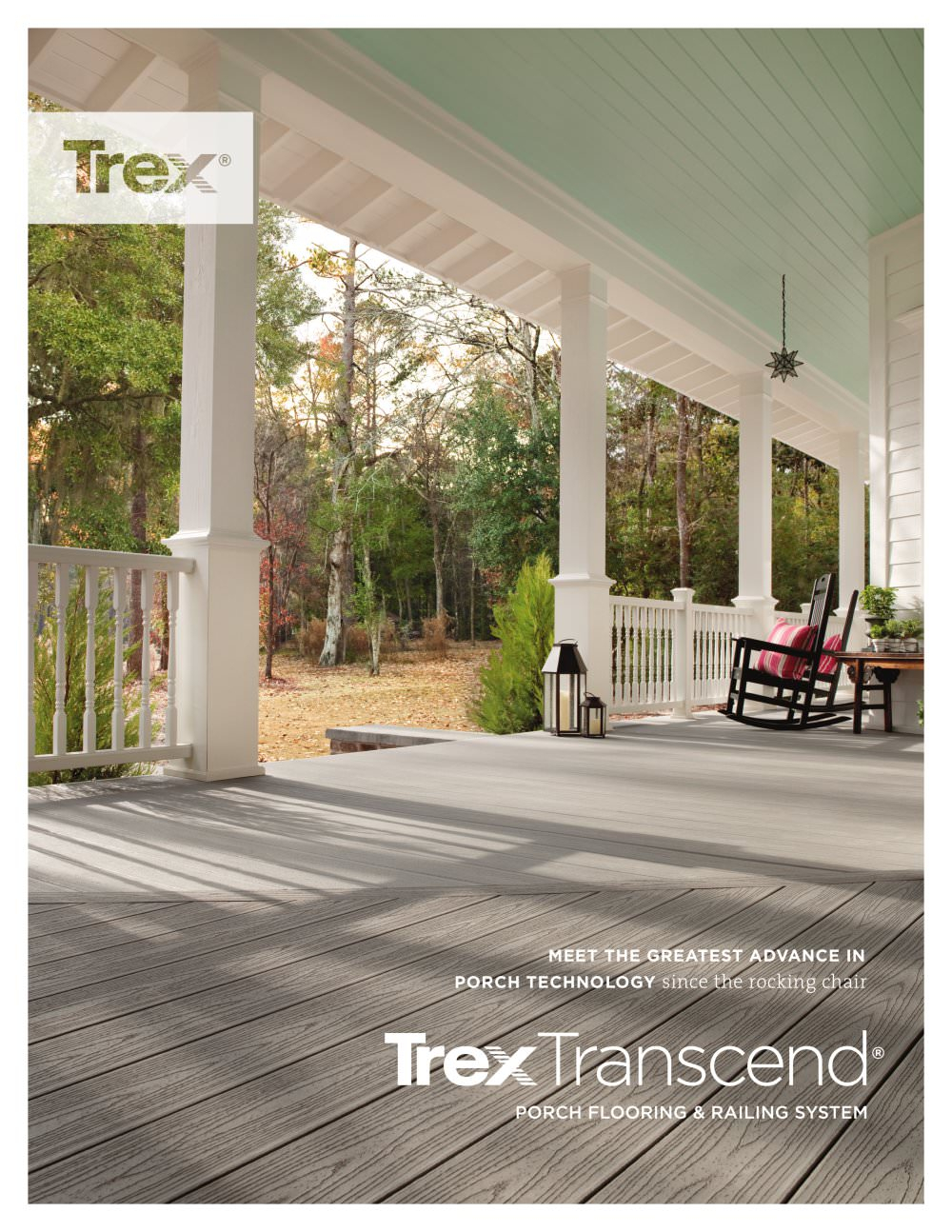 Trex Transcend Porch Brochure Trex Inc Pdf Catalogues within measurements 1000 X 1294