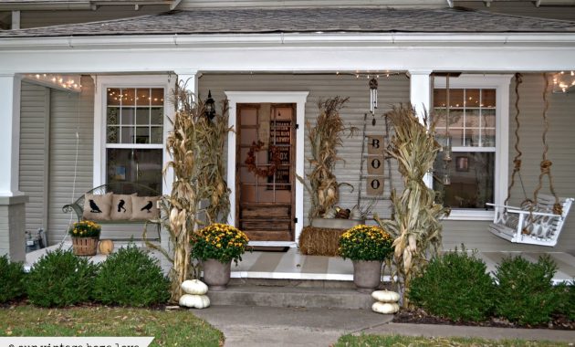 Vintage Home Love Fall Porch Ideas with sizing 1600 X 1066