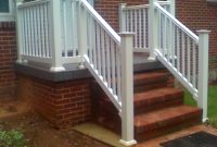 White Railing On A Concrete Porch Boling Front Porch Tile And inside sizing 1200 X 1600
