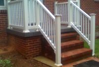 White Railing On A Concrete Porch Boling Front Porch Tile And throughout sizing 1200 X 1600