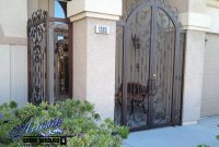 Wrought Iron Entry Gate And Porch Enclosure Wrought Iron Entryways for sizing 2736 X 2058