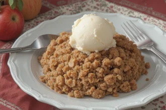 Apple Crisp Recipe With Oats Crumble Gluten Free