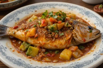 Braised Fish With Sour And Spicy Sauce Recipe