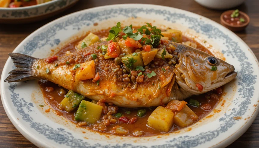 Braised Fish With Sour And Spicy Sauce Recipe