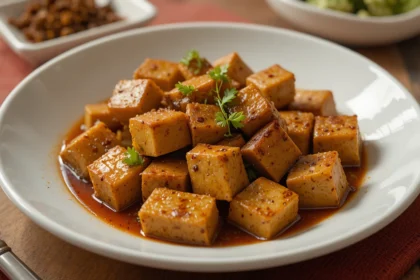 Braised Tofu Dish With Spices